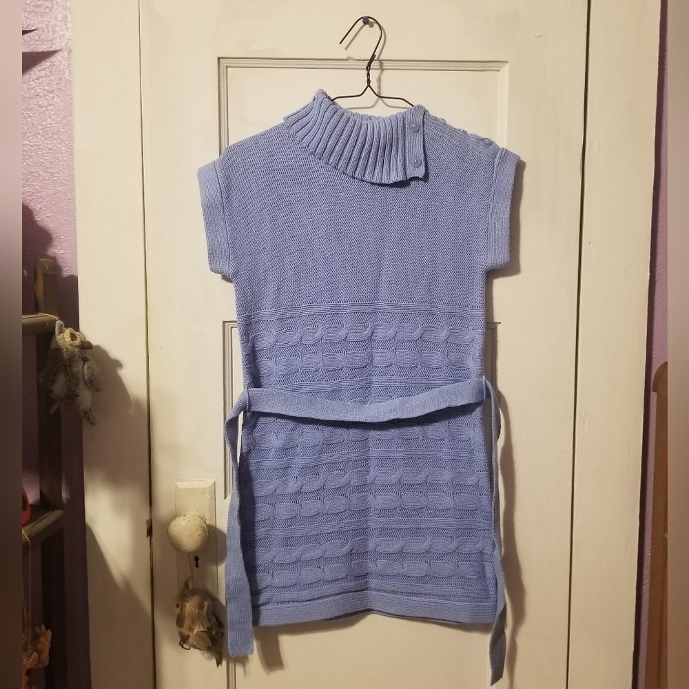 Crazy 8 Baby Blue Turtleneck Girls Sweater